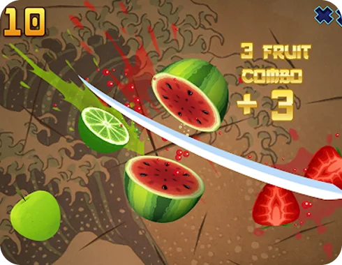 Fruit Ninja gameplay screenshot