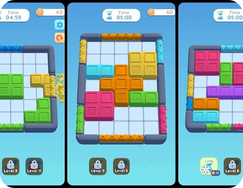 Blocky Out gameplay screenshots
